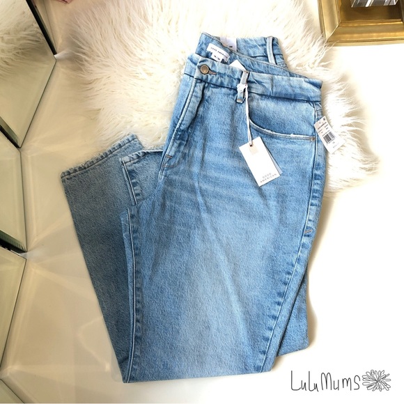 GOOD AMERICAN NWT Good Girlfriend High Denim Jeans NEW With Tags - Picture 3 of 16